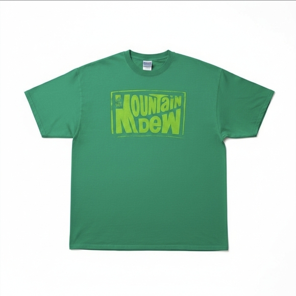Other - Mountain Dew Graphic T Shirt Men’s Large Short Sleeve Tee - Amazing Condition
